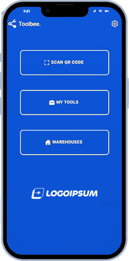 Toolbee iPhone Mockup Blue